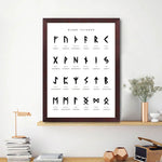 Affiche Viking - Alphabet Runique - Vignette | Médiéfan