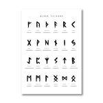 Affiche Viking - Alphabet Runique - Vignette | Médiéfan