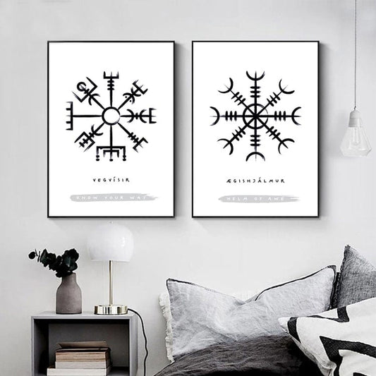 Affiche Viking - Vegvisir