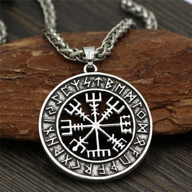 Amulette Vegvisir, la boussole viking Argent