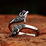 Bague Ajustable Dragon Viking - Vignette | Médiéfan