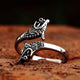 Bague Ajustable Dragon Viking