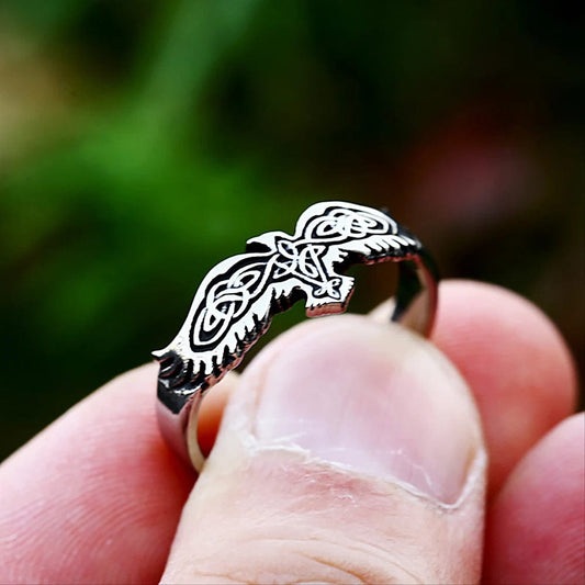 Bague Corbeaux d'Odin