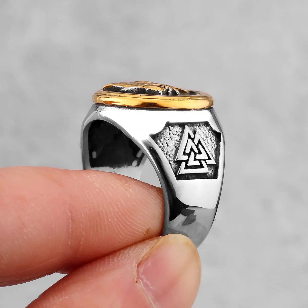 Bague Loup viking