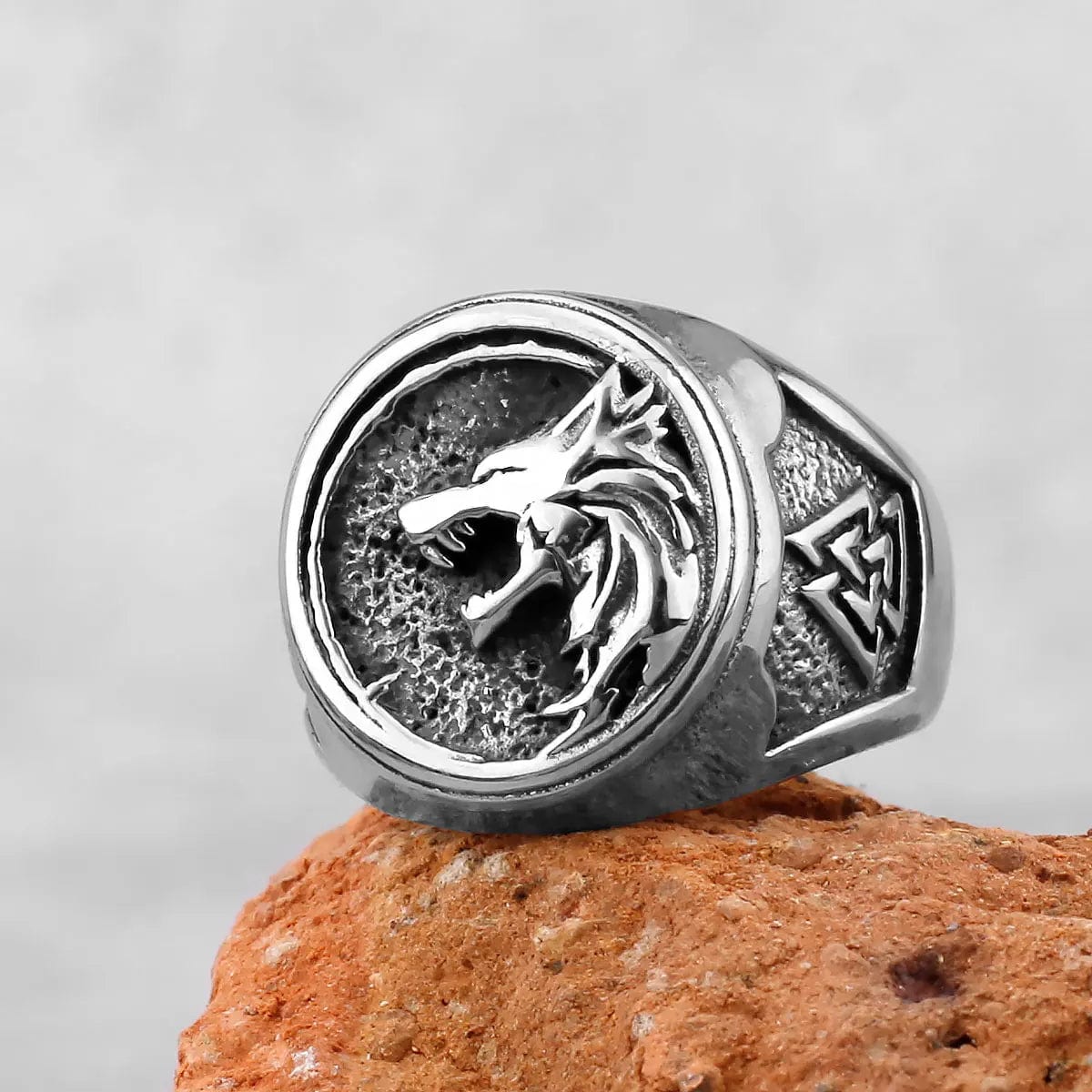 Bague Loup viking Argenté / 7