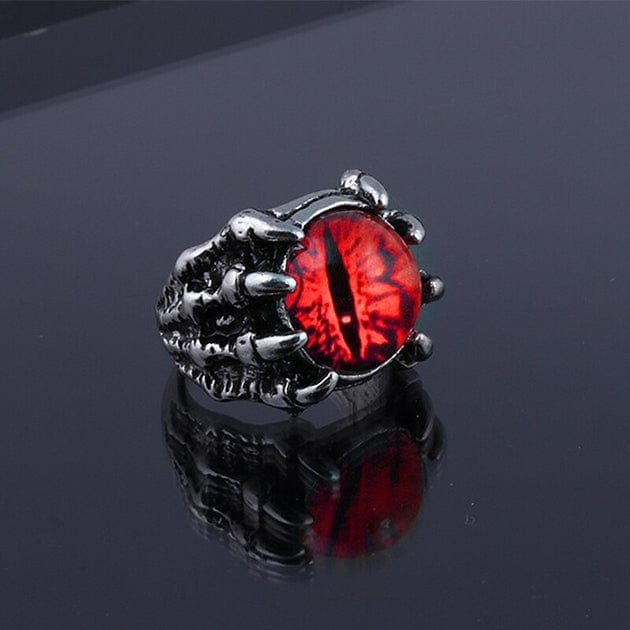 Bague œil de Dragon Rouge