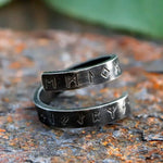 Bague Runes Viking Ajustable - Vignette | Médiéfan