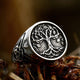 Bague Viking Yggdrasil, l'arbre monde