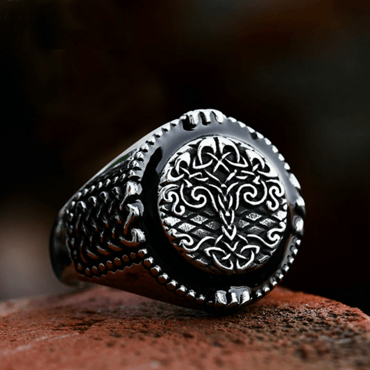 Bague Yggdrasil Noir