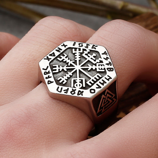 Bague Boussole Viking