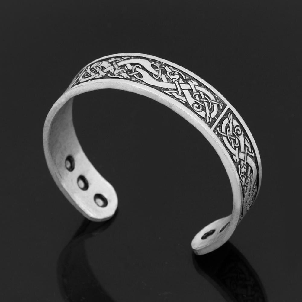 Bracelet Viking Antique Argent