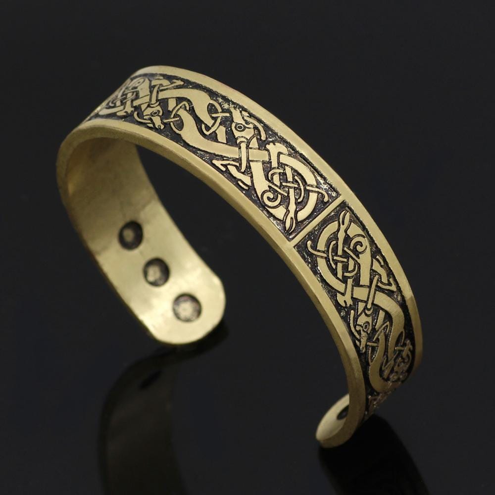 Bracelet Viking Antique Or