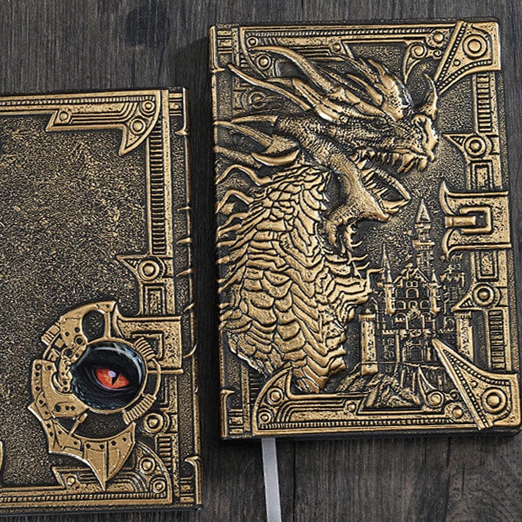 Carnet Dragon en Relief