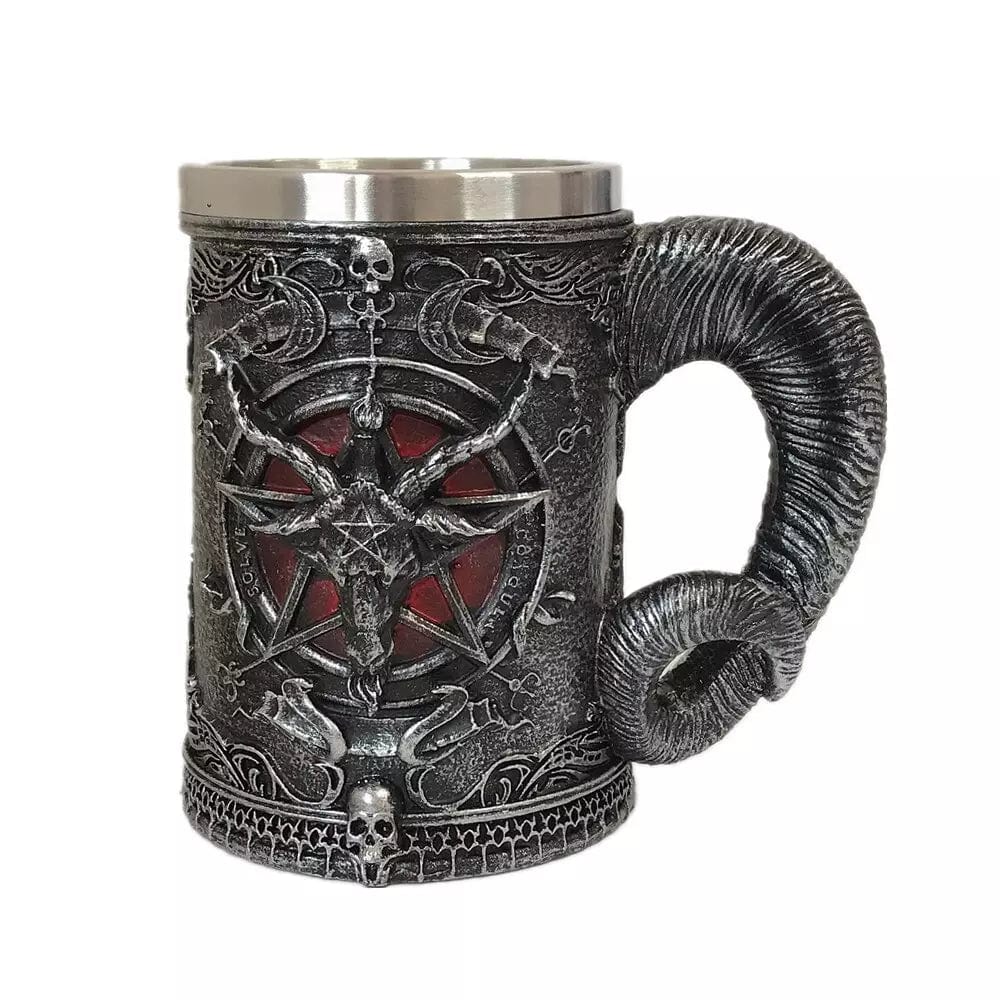 Chope & Verre de Baphomet Chope