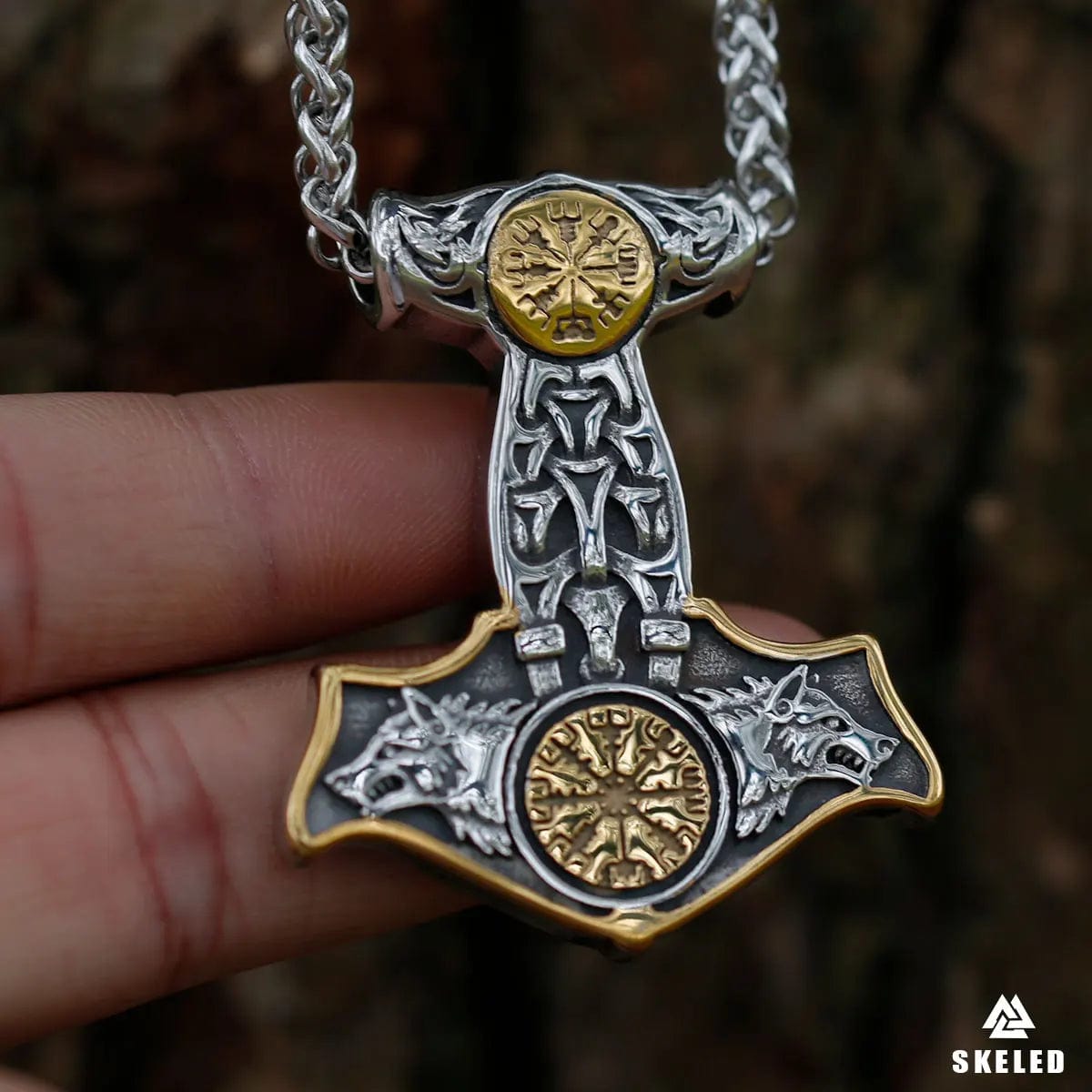 Collier Marteau Thor & Fenrir