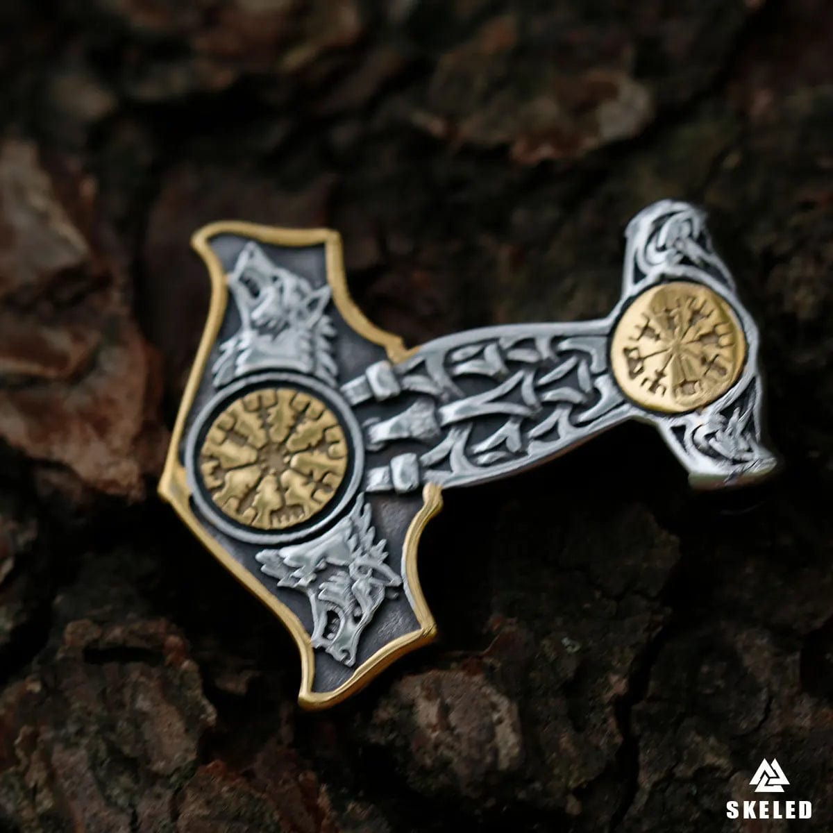 Collier Marteau Thor & Fenrir