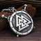 Pendentif Valknut sur Bouclier