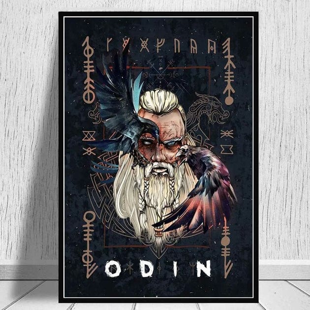 Poster Mythologie Nordique Odin / 20 x 30 cm