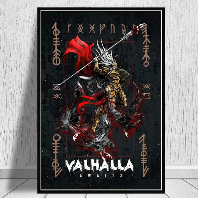 Poster Mythologie Nordique Valhalla / 20 x 30 cm