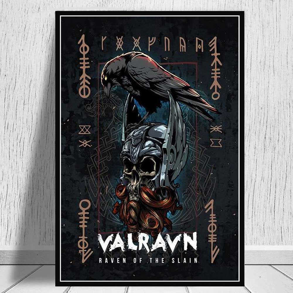 Poster Mythologie Nordique Valravn / 20 x 30 cm