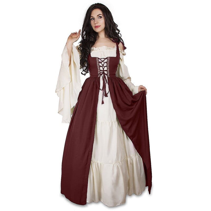 Robe Médiévale de Noble Rouge / S