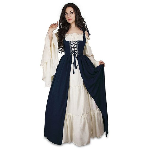 Robe Médiévale de Noble Noir / S